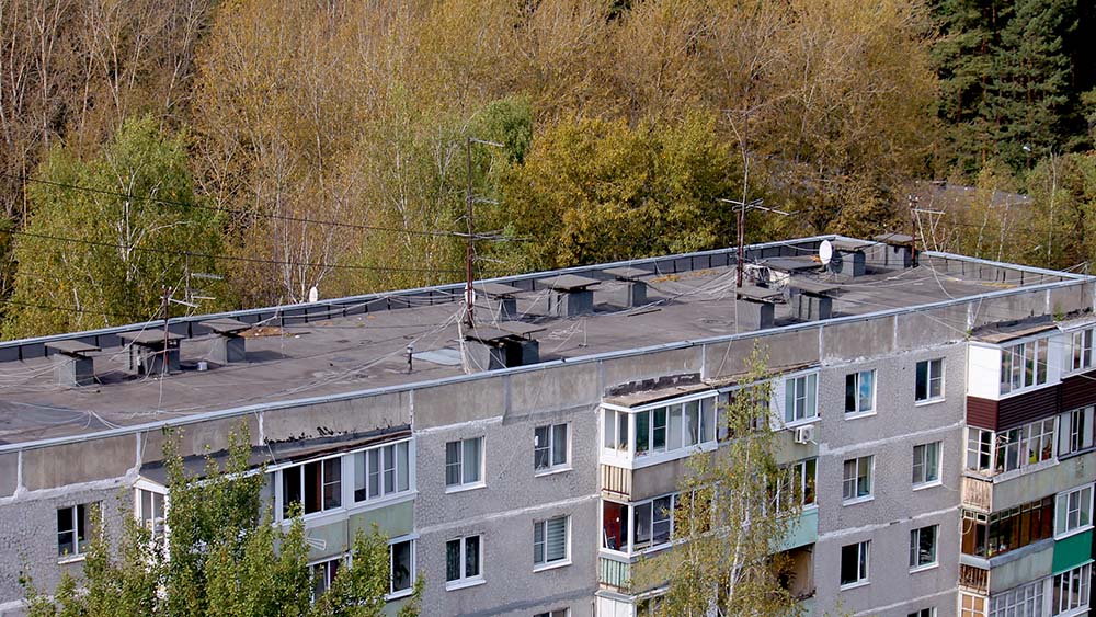 Ремонт плоской кровли